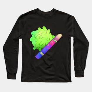 Manfred rips it up on the skateboard Long Sleeve T-Shirt